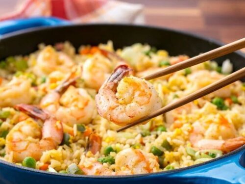 Receta de Arroz con Camarones a la Mexicana - Recetas de México