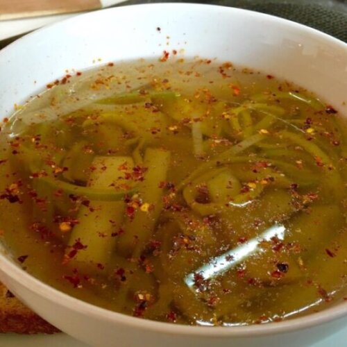 Receta de Sopa de Papa y Poro - Recetas de México