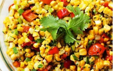 Receta de ensalada mexicana de maíz